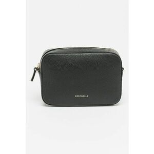 Geanta crossbody de piele cu bareta cu model logo Tebe imagine