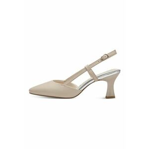 Pantofi slingback de piele cu varf ascutit imagine
