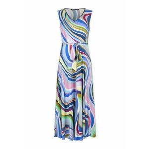 Rochie max din viscoza cu imprimeu abstract - 3XL imagine