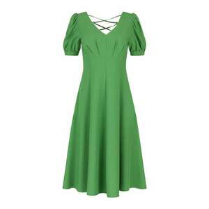 Rochie midi cu maneci bufante - M imagine
