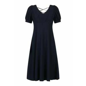 Rochie evazata - midi - cu maneci bufante - M imagine