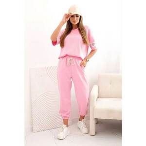 Set de bluza cu maneci scurte si pantaloni - imagine