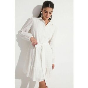Rochie-camasa din dantela sangallo cu broderie imagine