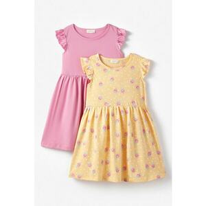 Set de rochii evazate din bumbac - 2 piese imagine