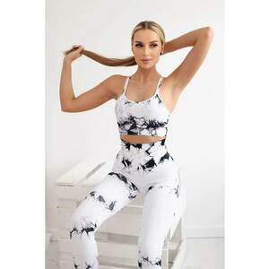 Set fitness cu bustiera si colanti push-up - imagine