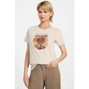 Tricou de bumbac cu strasuri imagine