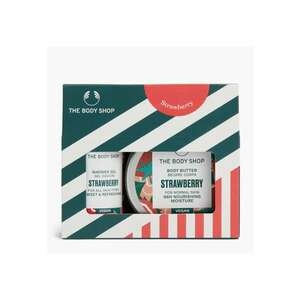 Set Cadou Strawberry Intro Treats - Gel de dus 60 ml - Unt de corp 50 ml - mulicolor imagine