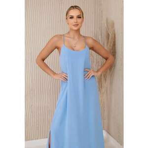 Rochie lunga cu bretele inguste - imagine