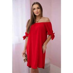 Rochie cu maneci cu snur - imagine
