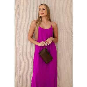 Rochie lunga cu bretele inguste - imagine