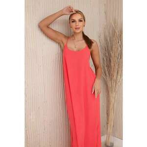 Rochie lunga cu bretele inguste - imagine