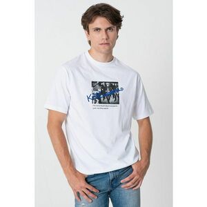 Tricou din bumbac cu imprimeu foto imagine