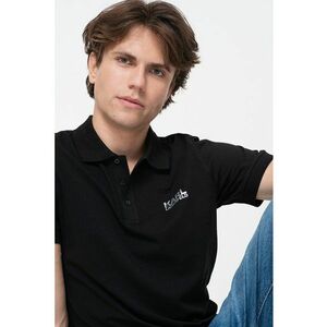 Tricou polo din amestec de bumbac cu logo discret imagine