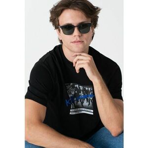Tricou din bumbac cu imprimeu foto imagine