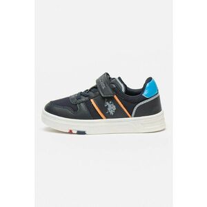 Pantofi sport din piele ecologica cu velcro imagine
