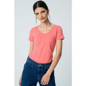 Tricou slim fit cu decolteu in V imagine