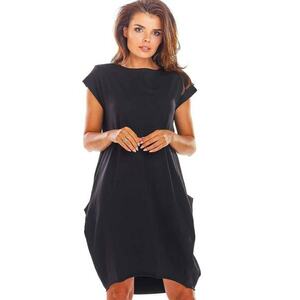 Rochie scurta cu buzunare ample imagine