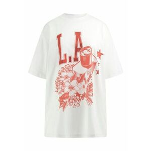 Tricou cu imprimeu si maneci cazute imagine