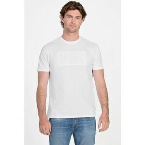 Tricou cu decolteu la baza gatului si imprimeu logo imagine