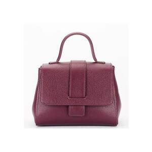Geanta burgundy din piele naturala 1047 123 17790 imagine
