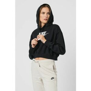 Hanorac crop supradimensionat cu imprimeu logo imagine