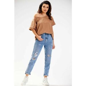 Bluza lejera cu decolteu rotund - imagine