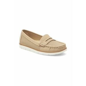 Mocasini dama - 332916 - Piele ecologica - Bej imagine