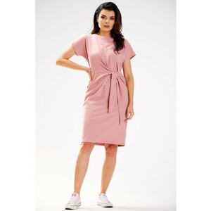 Rochie casual din bumbac cu prindere frontală imagine