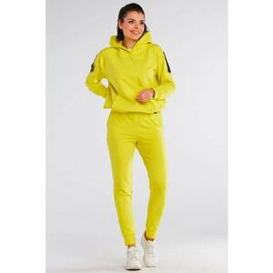 Pantaloni lejeri de bumbac - cu talie medie - imagine