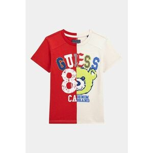Tricou cu model in doua tonuri si logo imagine