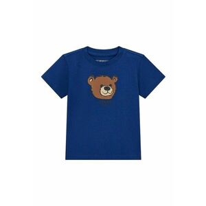 Tricou cu imprimeu grafic si logo imagine
