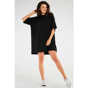 Rochie de bumbac cu maneci scurte - imagine