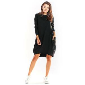 Rochie de bumbac cu maneci lungi imagine
