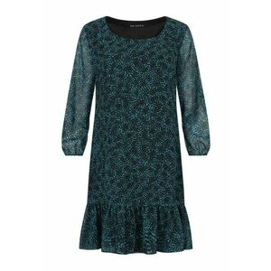 Rochie dreapta din chiffon cu animal print imagine