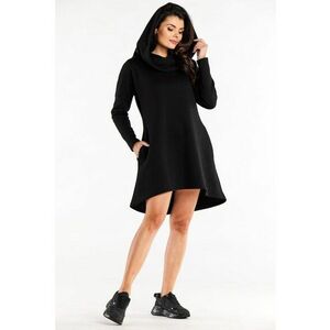 Rochie lejera cu buzunare si gluga - imagine