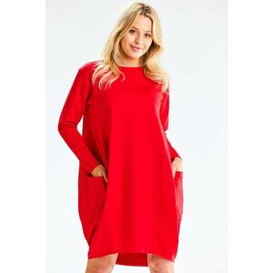 Rochie midi - cu maneci lungi imagine