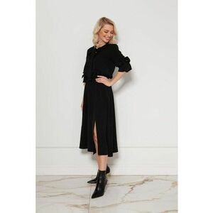 Rochie midi cu slit - imagine