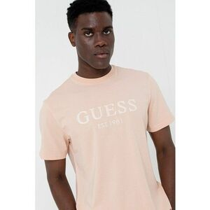 Tricou de bumbac cu logo brodat imagine