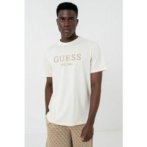 Tricou de bumbac cu logo brodat imagine