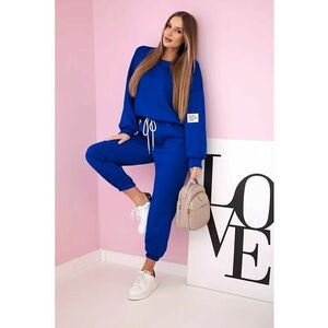 Set de bluza si pantaloni cu snur - imagine