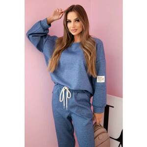 Set de bluza si pantaloni cu snur - imagine