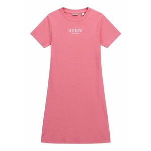 Rochie din amestec de bumbac cu logo imagine