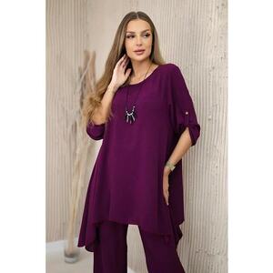 Set de bluza lejera si pantaloni - imagine