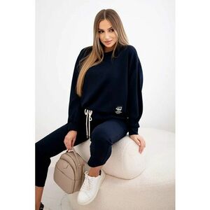 Set de bluza si pantaloni cu snur - imagine