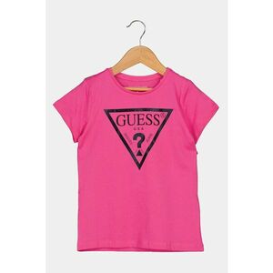 Tricou de bumbac cu imprimeu logo metalizat imagine