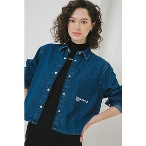 Camasa de denim cu capse imagine