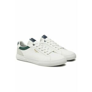 Pantofi sport barbati PMS30839 - Poliuretan/Piele intoarsa - Alb imagine