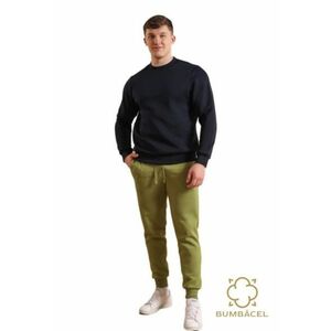 Pantaloni pentru barbati verzi cu siret Bumbacel imagine