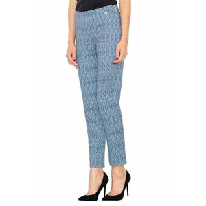 Pantaloni dama M515 - model geometric - poliester - elegant imagine