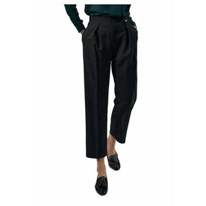 Pantaloni dama M720 - negri - eleganti - talie inalta - poliester imagine